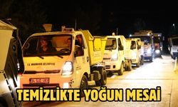 TEMİZLİKTE YOĞUN MESAİ
