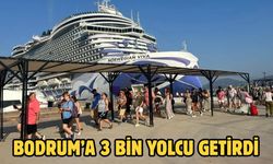 Bodrum’a 3 bin yolcu getirdi