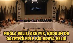 Muğla Valisi Akbıyık, Bodrum'da gazetecilerle bir araya geldi