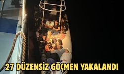 27 düzensiz göçmen yakalandı