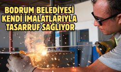Bodrum Belediyesi kendi imalatlarıyla tasarruf sağlıyor