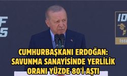 Cumhurbaşkanı Erdoğan: Savunma sanayisinde yerlilik oranı yüzde 80'i aştı
