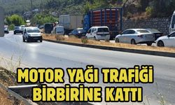 Motor yağı trafiği birbirine kattı