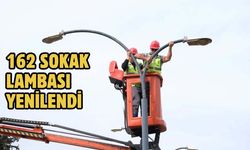 162 sokak lambası yenilendi