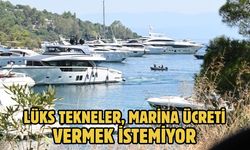 Lüks tekneler, marina ücreti vermek istemiyor