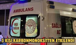 3 Kişi Karbonmonoksitten Etkilendi