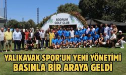Yalıkavak Spor’un Yeni Yönetimi Basınla Bir Araya Geldi