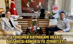 Seydikemer Kaymakamı Dilekli, Başsavcısı Konukcu'yu ziyaret etti