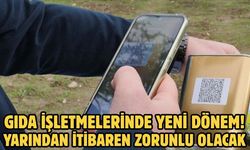 Gıda işletmelerinde yeni dönem! Yarından itibaren zorunlu olacak