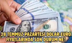 28 TEMMUZ PAZARTESİ DOLAR-EURO FİYATLARINDA SON DURUM NE?