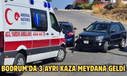 Bodrum’da 3 ayrı kaza meydana geldi