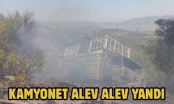 Kamyonet Alev Alev Yandı