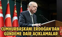 CUMHURBAŞKANI ERDOĞAN'DAN GÜNDEME DAİR AÇIKLAMALAR
