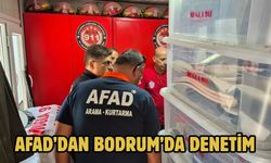 AFAD’DAN BODRUM’DA DENETİM