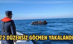 72 düzensiz göçmen yakalandı