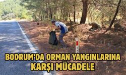 BODRUM’DA ORMAN YANGINLARINA KARŞI MÜCADELE