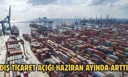 DIŞ TİCARET AÇIĞI HAZİRAN AYINDA ARTTI