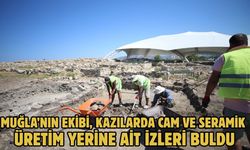 Muğla’nın ekibi, kazılarda cam ve seramik üretim yerine ait izleri buldu
