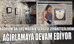 Bodrum’da Taş Mozaik Sergisi Ziyaretçilerini Ağırlamaya Devam Ediyor