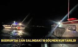 Bodrum’da Can Salındaki 19 Göçmen Kurtarıldı