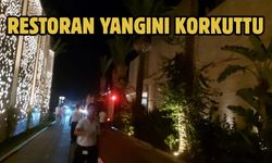 Restoran yangını korkuttu