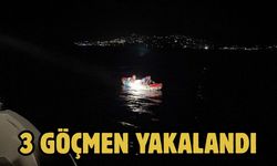 3 göçmen yakalandı
