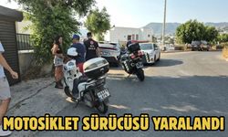 Motosiklet Sürücüsü Yaralandı