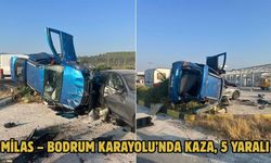 Milas – Bodrum Karayolu’nda Kaza, 5 Yaralı
