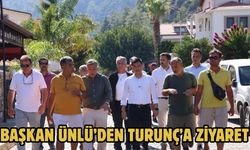 BAŞKAN ÜNLÜ’DEN TURUNÇ’A ZİYARET