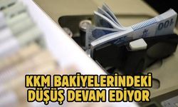 KKM bakiyelerindeki düşüş devam ediyor