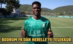 Bodrum FK'dan Herelle'ye teşekkür