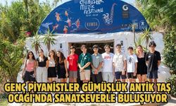 Genç Piyanistler Gümüşlük Antik Taş Ocağı’nda Sanatseverle Buluşuyor