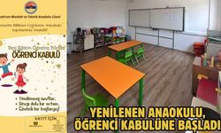 Yenilenen Anaokulu, Öğrenci Kabulüne Başladı