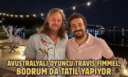 Avustralyalı oyuncu Travis Fimmel, Bodrum'da tatil yapıyor