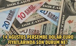 14 AĞUSTOS PERŞEMBE DOLAR-EURO FİYATLARINDA SON DURUM NE?