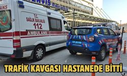 Trafik kavgası hastanede bitti