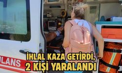 İhlal Kaza Getirdi, 2 Kişi Yaralandı
