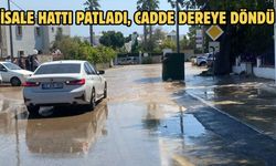 İsale Hattı Patladı, Cadde Dereye Döndü