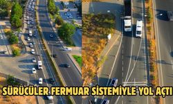 Sürücüler fermuar sistemiyle yol açtı