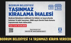 Bodrum Belediyesi 14 Taşınmazı Kiraya Verecek