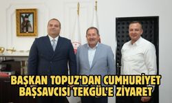 BAŞKAN TOPUZ’DAN CUMHURİYET BAŞSAVCISI TEKGÜL’E ZİYARET