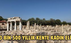 3 bin 500 yıllık kente kadın eli
