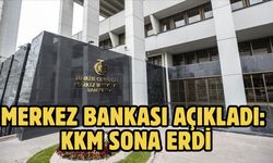 Merkez Bankası açıkladı: KKM sona erdi