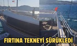Fırtına Tekneyi Sürükledi