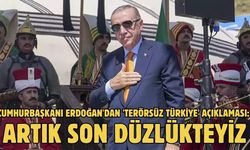 CUMHURBAŞKANI ERDOĞAN'DAN 'TERÖRSÜZ TÜRKİYE' AÇIKLAMASI: ARTIK SON DÜZLÜKTEYİZ