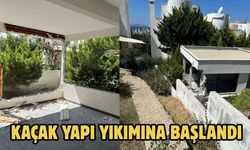 Kaçak Yapı Yıkımına Başlandı