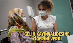 Gelin kayınvalidesine ciğerini verdi