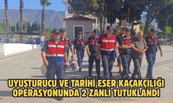 Uyuşturucu ve tarihi eser kaçakçılığı operasyonunda 2 zanlı tutuklandı