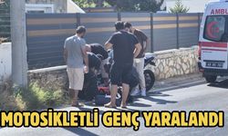 Bodrum’da Motosikletli Genç Yaralandı