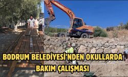 Bodrum Belediyesi’nden Okullarda Bakım Çalışması